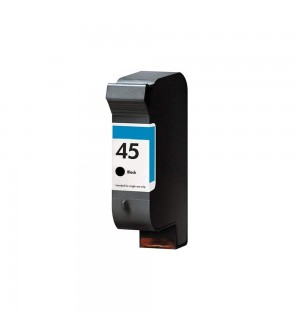 Tinteiro Compatível HP 45 Preto 51645A 833 Pág.
