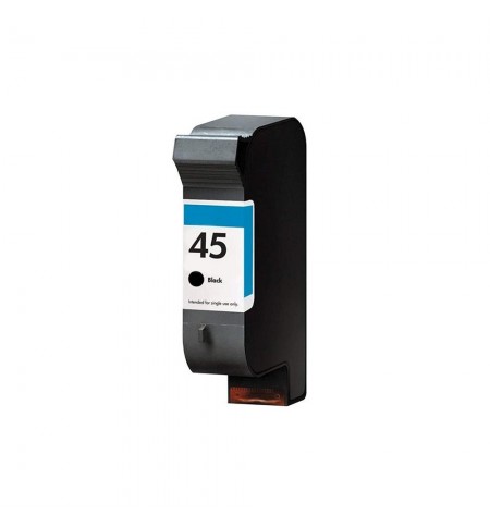 Tinteiro Compatível HP 45 Preto 51645A 833 Pág.