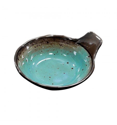 Taça 13.4x11.8x5.8cm Melamina com Asa TERRACOTA Azul 1un