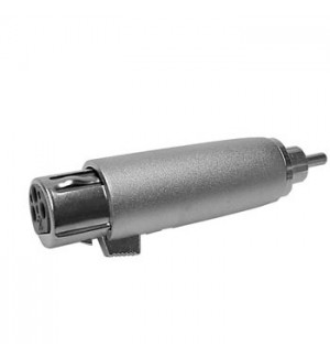 Adaptador XLR 3P Fêmea para RCA Macho