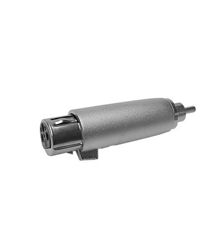 Adaptador XLR 3P Fêmea para RCA Macho