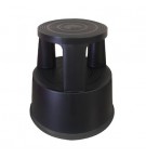 Tamborete/Escadote Plástico 2 Niveis 45cm Altura Cinza