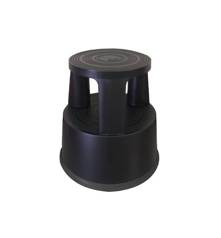 Tamborete/Escadote Plástico 2 Niveis 45cm Altura Cinza