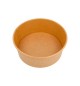 Saladeiras 750ml Cartão Redondo Ø150mm Cor Kraft 50un