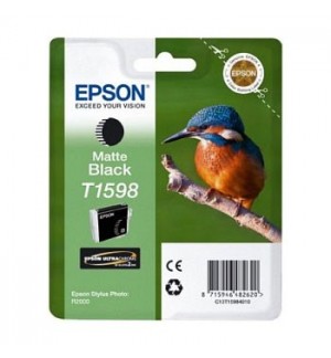 Tinteiro Epson T1598 Preto Matte C13T15984010 17ml