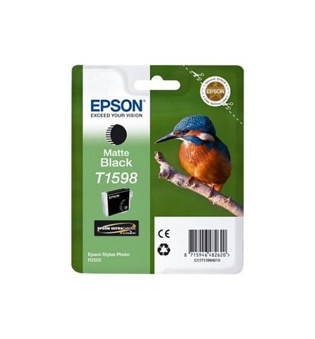 Tinteiro Epson T1598 Preto Matte C13T15984010 17ml