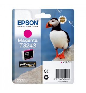 Tinteiro Epson T3243 Magenta C13T32434010 14ml 980 Pág.