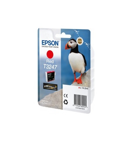 Tinteiro Epson T3247 Vermelho C13T32474010 14ml 980 Pág.