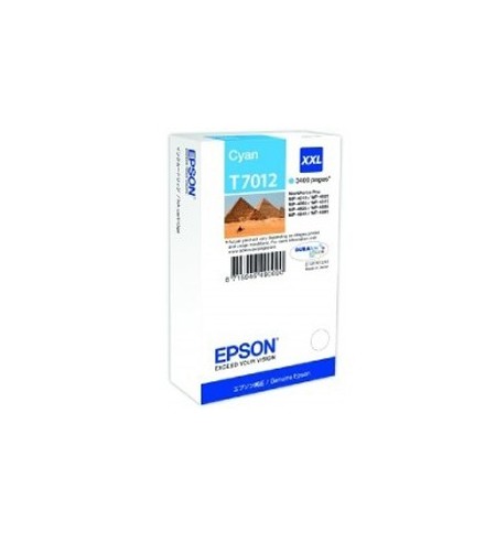 Tinteiro Epson T7012 Azul C13T70124010 34,2ml 3400 Pág.