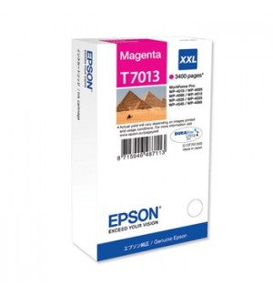Tinteiro Epson T7013 Magenta C13T70134010 34,2ml 3400 Pág.