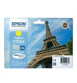 Tinteiro Epson T7024 Amarelo C13T70244010 21,3ml 2000 Pág.