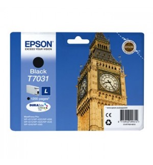 Tinteiro Epson T7031 Preto C13T70314010 24ml 1200 Pág.