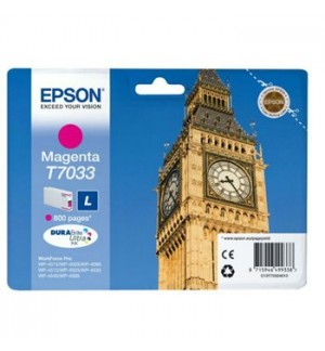 Tinteiro Epson T7033 Magenta C13T70334010 9,6ml 800 Pág.