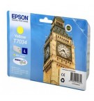 Tinteiro Epson T7034 Amarelo C13T70344010 9,6ml 800 Pág.