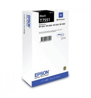Tinteiro Epson T7551 Preto C13T755140 100ml 5000 Pág.