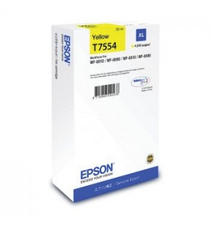 Tinteiro Epson T7554 Amarelo C13T755440 39ml 4000 Pág.