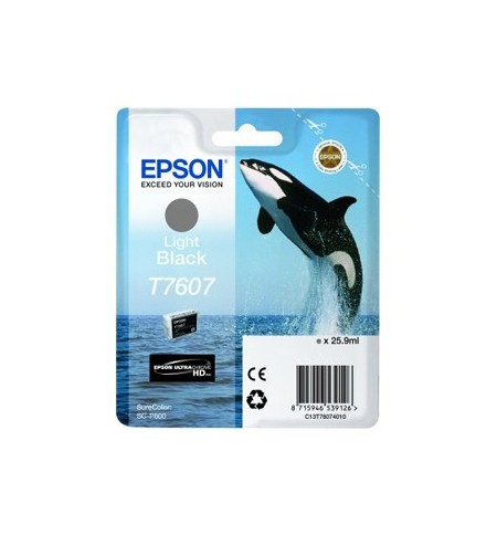 Tinteiro Epson T7607 Cinzento C13T76074010 25,9ml