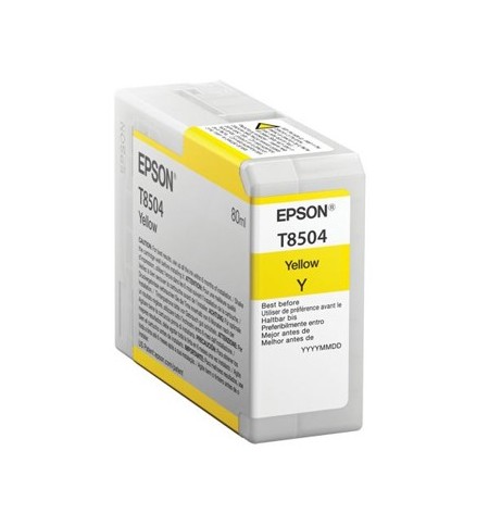Tinteiro Epson T8504 Amarelo C13T850400 80ml