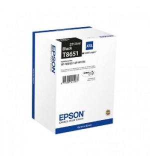 Tinteiro Epson T8651 Preto C13T865140 221ml 10000 Pág.