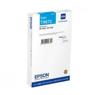 Tinteiro Epson T9072 Azul C13T907240 69ml 7000 Pág.