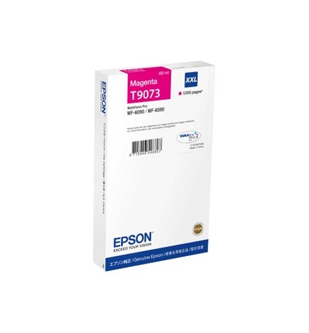 Tinteiro Epson T9073 Magenta C13T907340 69ml 7000 Pág.