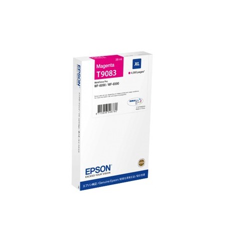 Tinteiro Epson T9083 Magenta C13T908340 39ml 4000 Pág.