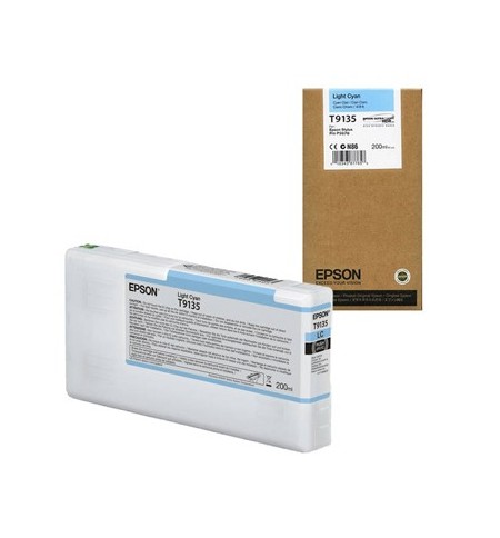 Tinteiro Epson T9135 Azul Claro C13T913500 200ml