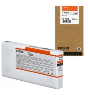 Tinteiro Epson T913A Laranja C13T913A00 200ml