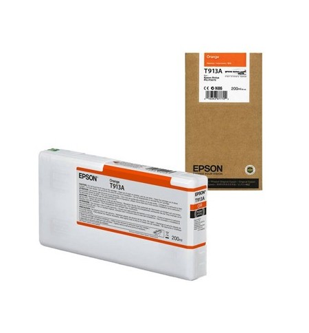 Tinteiro Epson T913A Laranja C13T913A00 200ml