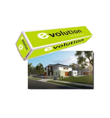 Papel Adesivo 0914mmx030mts 120g Coated 1 Rolo