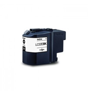 Tinteiro Brother LC22EBK Preto 2400 Pág.