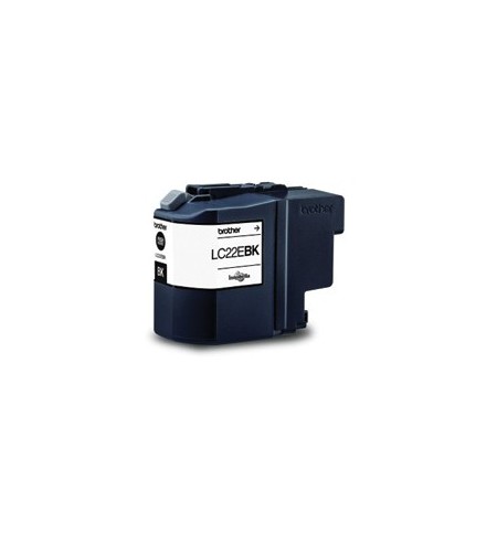 Tinteiro Brother LC22EBK Preto 2400 Pág.