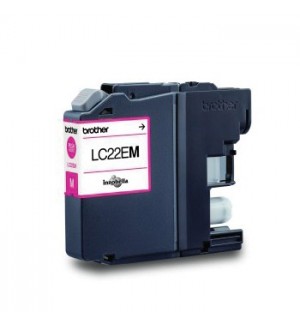 Tinteiro Brother LC22EM Magenta 1200 Pág.