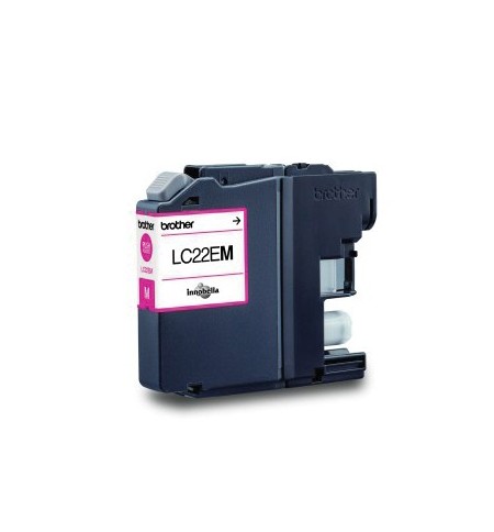 Tinteiro Brother LC22EM Magenta 1200 Pág.
