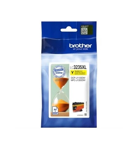 Tinteiro Brother LC3235XLY Amarelo 5000 Pág.