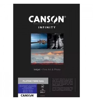 Papel A3 210g Canson Infinity Rag Photograph 100% 25Fls
