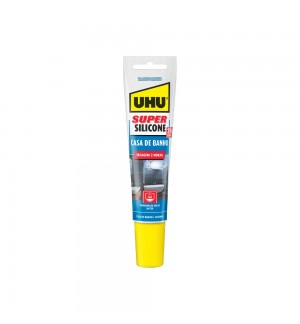 Super Silicone Casa de Banho Transparente UHU 150ml