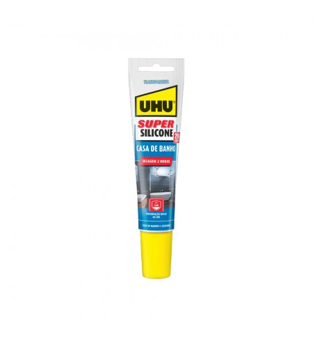 Super Silicone Casa de Banho Transparente UHU 150ml