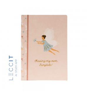 Caderno Agrafado A4 Quadriculado FAIRIES Rose 48Fls 1un