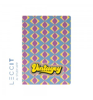 Caderno Agrafado A4 Pautado VINTAGEY Diamond 48Fls 1un