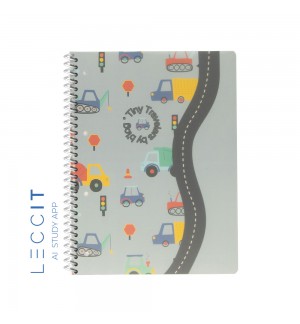 Caderno Espiral A4 Pautado PP PLAY ME Cars 80Fls 1un
