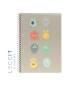 Caderno Espiral A4 Pautado PP PLAY ME Monster 80Fls 1un