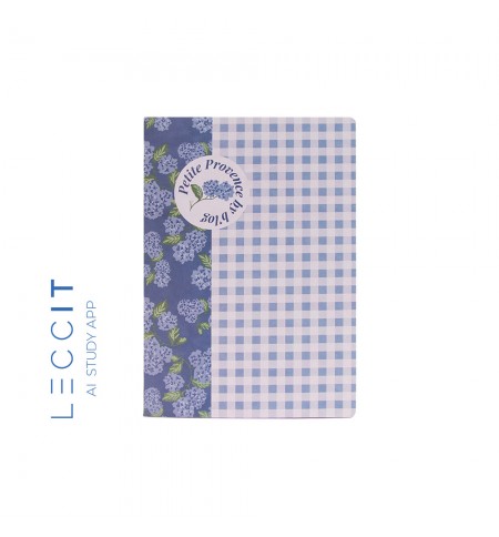 Caderno Agrafado A5 Quadriculado PROVENCE Flower 48Fls 1un