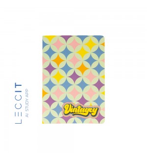Caderno Agrafado A5 Pautado VINTAGEY Sparks 48Fls 1un