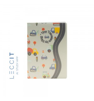 Caderno Agrafado A5 Pautado PP PLAY ME Cars 48Fls 1un