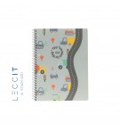 Caderno Espiral A5 Pautado PP PLAY ME Cars 80Fls 1un