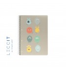 Caderno Espiral A5 Pautado PP PLAY ME Monster 80Fls 1un