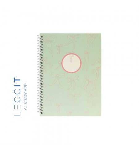 Caderno Espiral A5 Pautado LACES Verde 80Fls 1un