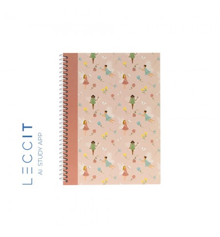 Caderno Espiral A5 Quadriculado FAIRIES Tale 80Fls 1un