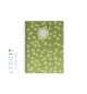 Caderno Espiral A5 Quadriculado FLOWERS Verde 80Fls 1un